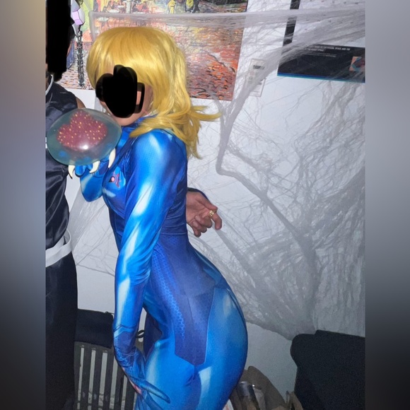 Zero Suit Samus Metroid Costume Cosplay Halloween - Picture 2 of 7